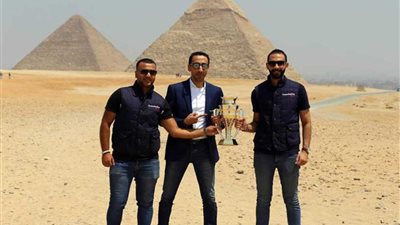 بالصور.. جولة لكأس السوبر الإماراتي في أهرامات الجيزة