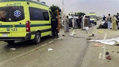 مصرع طفلة وإصابة 9 أشخاص في حادثتي تصادم بالوادي الجديد وقنا