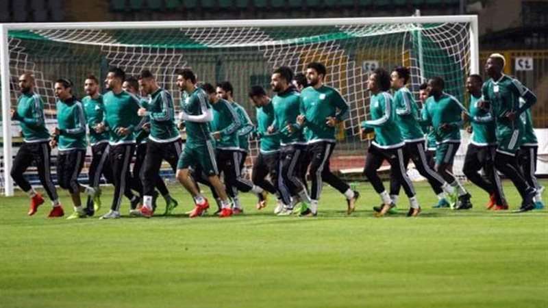 المصري يخوض مرانه