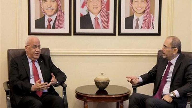 الصفدي وعريقات يبحثان