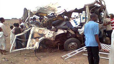 مصرع وإصابة 20 شخصا في حادث سير بالسودان
