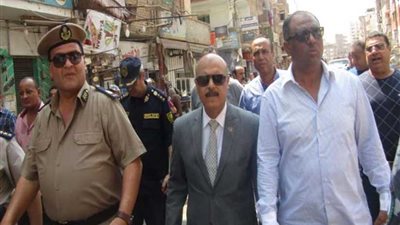 اللواء منصور يتفقد شوارع طنطا