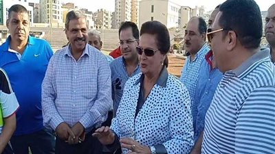 محافظ البحيرة تلتقى فريق ألعاب دمنهور 