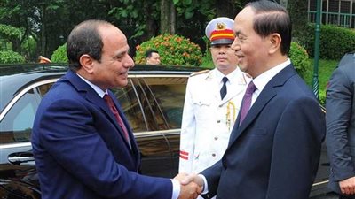 رئيس فيتنام يغادر القاهرة بعد زيارة استغرقت عدة أيام