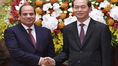 الرئيس السيسي يستقبل اليوم نظيره الفيتنامي