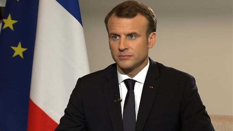 ماكرون: أمريكا تضرب