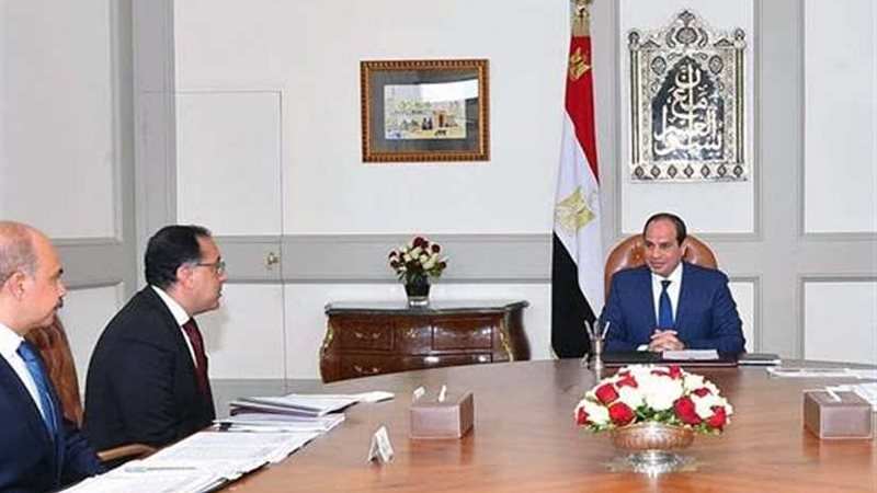 الرئيس السيسى يبحث