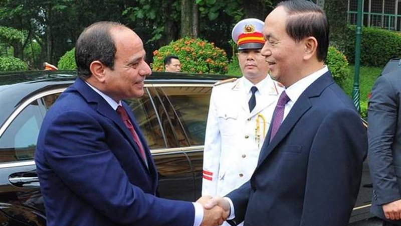 رئيس فيتنام يغادر