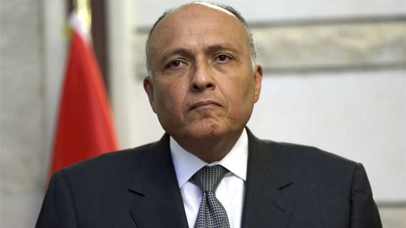 سامح شكري يتلقى اتصالاً