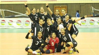 ناشئات مصر لكرة الطائرة يفزن على المنتخب الرواندي في بطولة أفريقيا