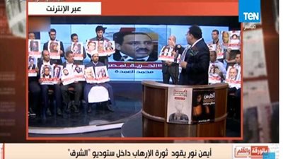 نشأت الديهي: الإخوان اكتفوا بثورة على الضيق داخل ستديو قناة الشرق.. فيديو