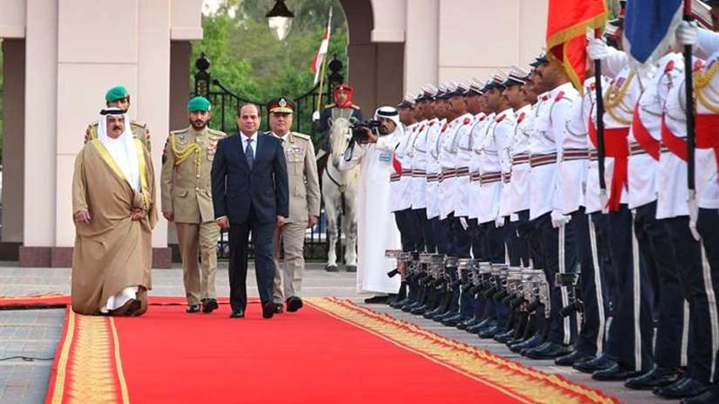 مراسم استقبال الرئيس