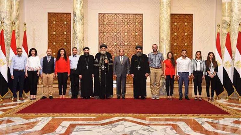 الرئيس السيسي والبابا