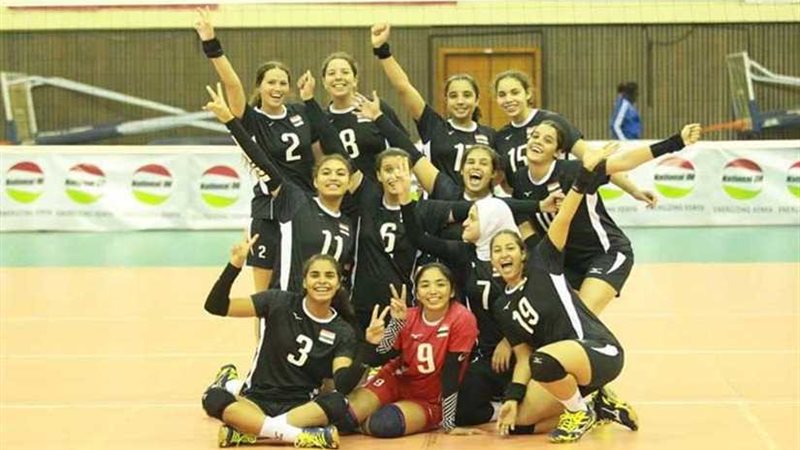 ناشئات مصر لكرة الطائرة