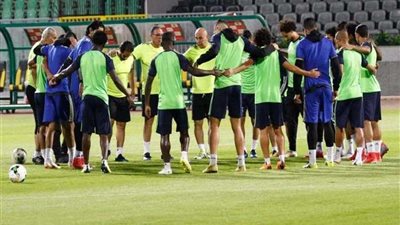 المصري يختتم تدريباته استعدادا لمواجهة مصر المقاصة