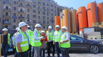 نائب وزير النقل يتفقد مترو ماسبيرو ويؤكد: معدلات التنفيذ تسير وفقًا للجدول الزمني