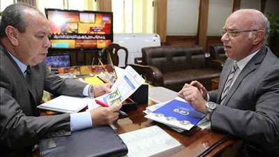 محافظ كفرالشيخ يستقبل إستشاري جهاز مشروعات الخدمة الوطنية