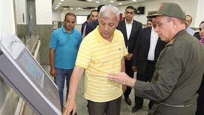 محافظ المنوفية يتفقد الاستعدادات النهائية للمستشفي العسكري