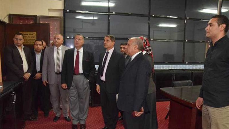 محافظ بني سويف يتابع