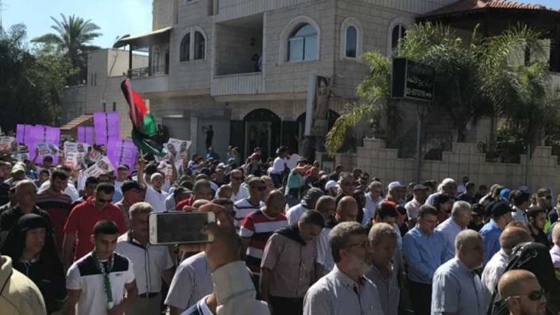 عرب إسرائيل يتظاهرون