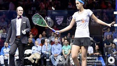 نور الطيب تتأهل للدور الثالث لبطولة مورجان الصينية للإسكواش