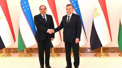 نص كلمة الرئيس السيسي خلال مؤتمر صحفي مع نظيره الأوزبكي
