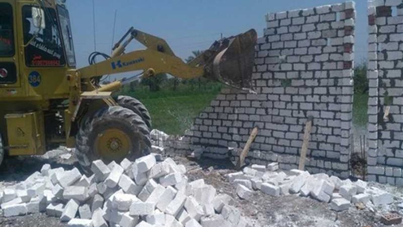 إزالة ٣٢١ حالة تعد