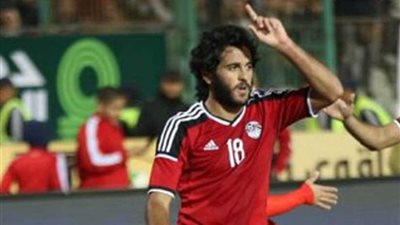 مروان محسن يسجل الهدف الأول لمنتخب مصر في شباك النيجر