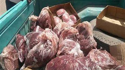 روائح كريهة تكشف فساد 2 طن و600 كيلو لحوم بـ”المنوفية“