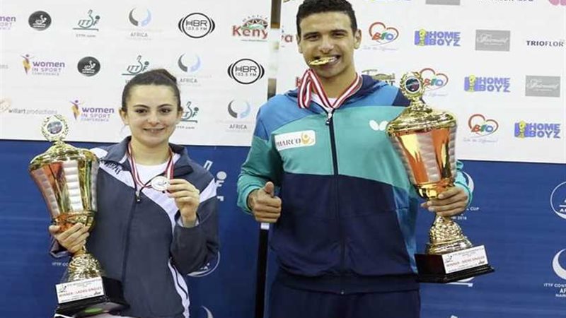 أحمد صالح ودينا مشرف