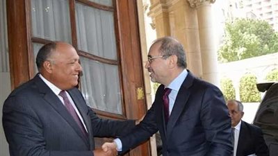 شكري يناقش مع وزير خارجية الأردن مستجدات القضية الفلسطينية وسبل دعمها