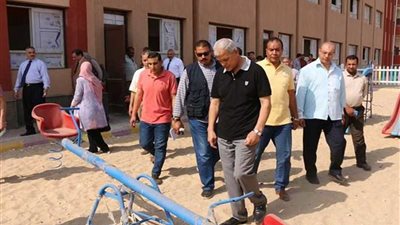 محافظ المنوفية يتفقد المدارس اليابانية