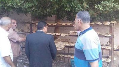 حملات تموينية مكبرة على مخابز ملوي بالمنيا