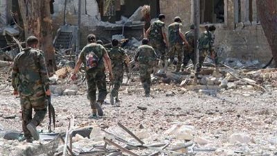 الجيش السورى يدمر أوكارا 