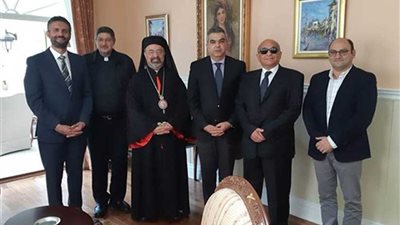 بطريرك الأقباط الكاثوليك يلتقي سفير مصر بكندا