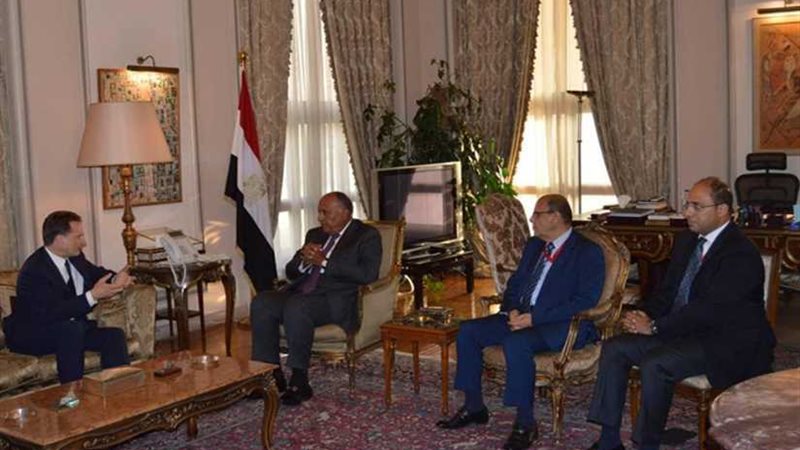 شكري يؤكد على الدعم