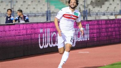محمود علاء يسجل الهدف الثاني للزمالك