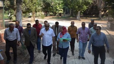 محافظ الغربية يقوم بزيارة مفاجئة لحديقة الأندلس بطنطا