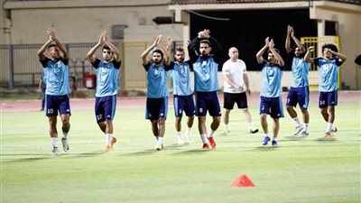 وسط حضور جماهيري كبير .. المصري يؤدي مرانه الأساسي استعداداً لاتحاد العاصمة