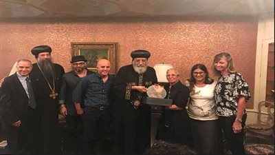 قداسة البابا يزور أسرة الأستاذ ماجد الديري