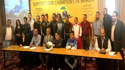 فريق مصر لسباق سيارات الكارتينج المحترفين يستعدون للبرازيل