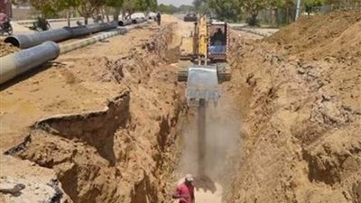 إحلال وتجديد خط صرف شارع بورسعيد بالوادي الجديد بتكلفة 13.4 مليون جنيه