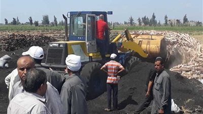غلق 10 مكامير فحم ببلقاس لمخالفتهم الاشتراطات البيئية