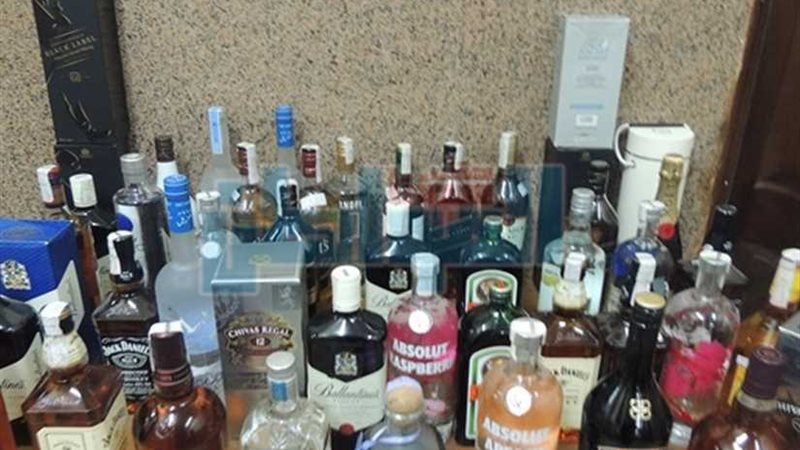 ضبط محل لبيع الخمور