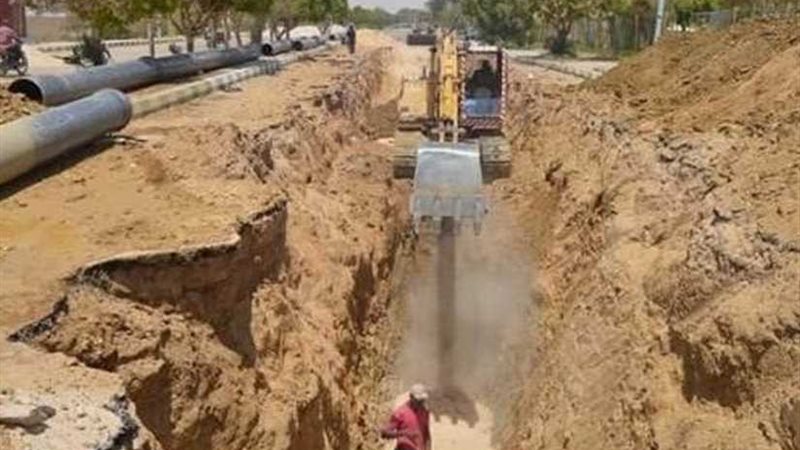 إحلال وتجديد خط صرف