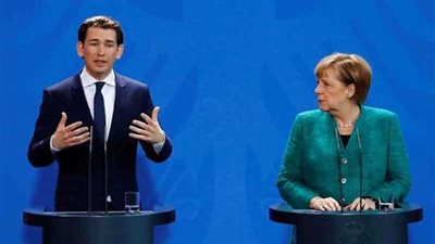 ميركل تجتمع مع نظيرها النمساوى فى برلين لبحث قضايا الهجرة وخروج بريطانيا من الاتحاد