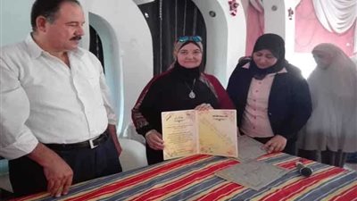 احتفالية توزيع شهادات أمان للمرأة في بسيون