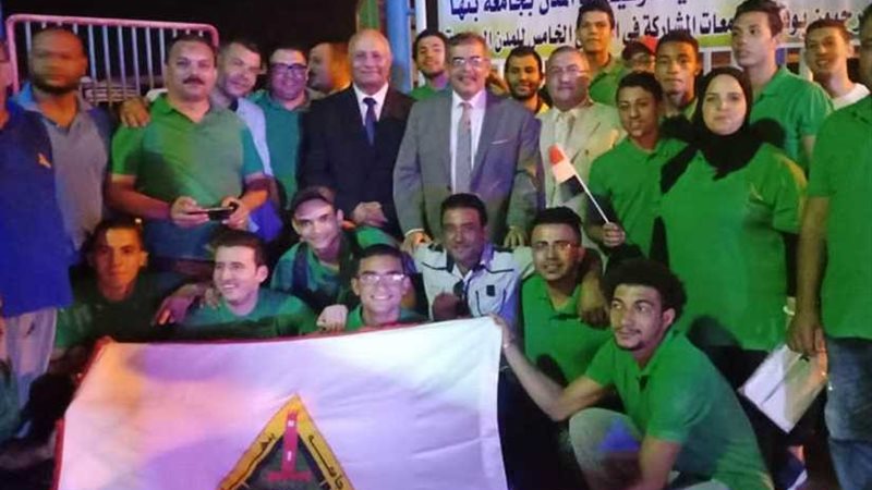 رئيس جامعة بنها يشارك