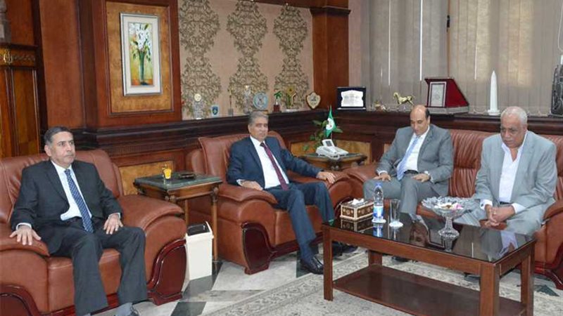 محافظ المنيا يستقبل