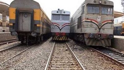 توقف حركة القطارات بسبب تعطل جرار بالمنيا